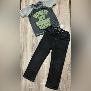 The Children's Place Black Jeans Straight Fit